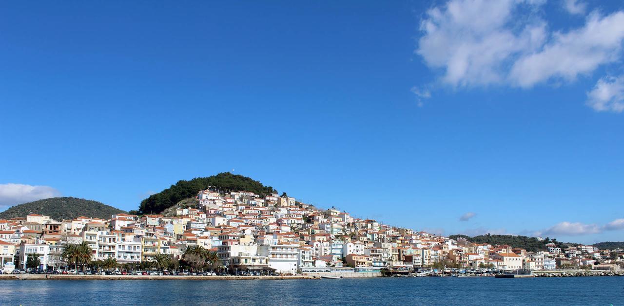 Sappho Plomari Aparthotel ภายนอก รูปภาพ